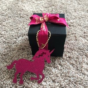 Coach unicorn key chain